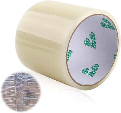 Transparante PVC reparatietape voor tenten, parasols en vrachtwagenzeilen - 8cm x 10m, waterdicht en duurzaam