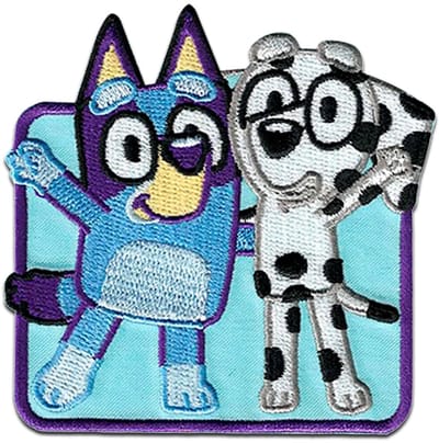 Bluey - Bluey & Chloe - Patch - Strijkapplicatie