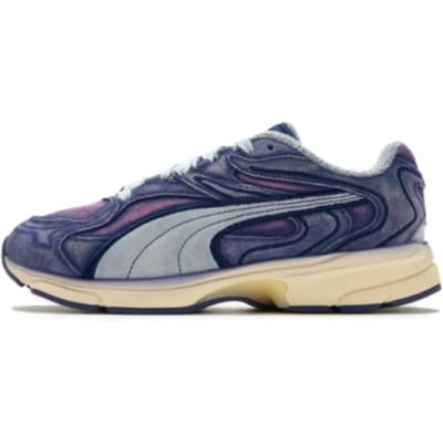 Puma Extos Comfortabele Veelzijdige Laag Uitgesneden Casual Schoenen Unisex Casual Schoenen Blauw Paars 402257-01 42 gray