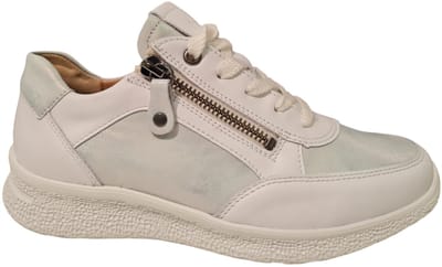 Hartjes Rap Sneakers - Leer - Dames - Wit - Maat 41,5