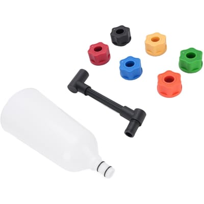 Ensemble de 8 entonnoirs à huile moteur en nylon et acier, anti-fuite, résistant aux hautes températures, pour huile moteur automobile black