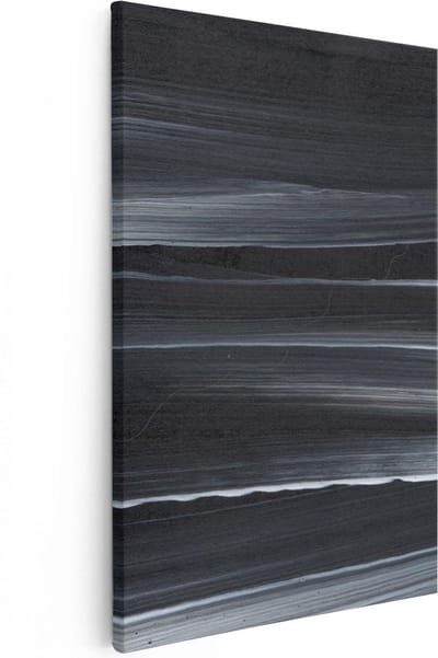 Artaza Canvas Schilderij Abstracte Kunst - 20x30 cm - Klein - Muurdecoratie Woonkamer - Wanddecoratie Industrieel - Kamer Accessoires