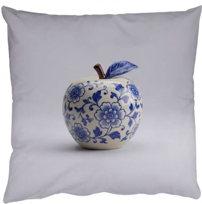 Sierkussens - Kussentjes Woonkamer - 50x50 cm - Appel - Blauw - Klassiek