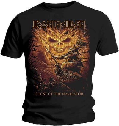 Iron Maiden - Ghost Of The Navigator Heren T-shirt - XL - Zwart