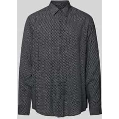 Regular fit vrijetijdsoverhemd van viscose met knoopsluiting