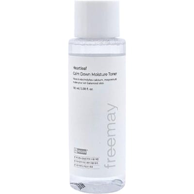 Freemay Heartleaf Calm Down Moisture Toner 100ml – Verzachtende Koreaanse gezichtstoner voor de gevoelige huid, Hydraterende Houttuynia Cordata Essence 100ml+100ml