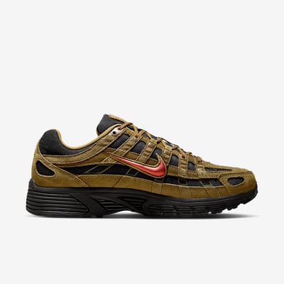 Nike P-6000 Premium Cordura Olijfgroen Zwart Heren Sneakers Quantum-Mos Picante-Rood IH0946-300 42 brown