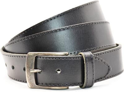 Timbelt nerflederen XXL riem - 100% nerfleer - zwarte XXL riem - riemmaat 145 - totale lengte 160cm