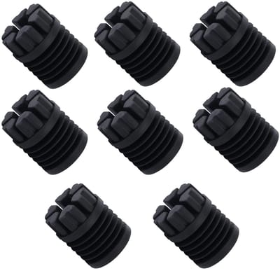 3D Printer Voetjes - Schokdemper Pads - Stabiliteit Verbeteren - Absorbeert 92% Trillingen - 8 Stuks - Zwart