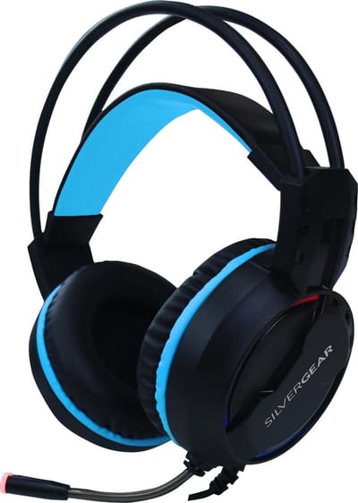 Silvergear Koptelefoon Met Microfoon - Gaming Headset Met Microfoon - Koptelefoon Met Draad - Zwart