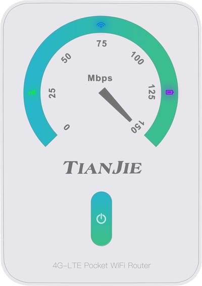 Draagbare MiFi Router - wifi versterker - draagbare router - 4g router - sim kaart - mifi router - wifi router draadloos - 4g mifi router simkaart