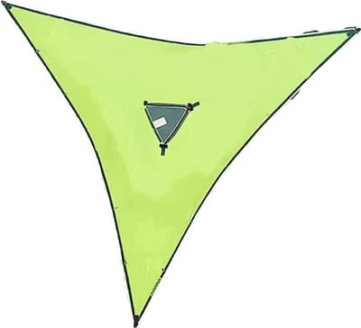 FIBILA - Draagbare driehoekige hangmat - Outdoor campinghangmat - Slaaphangmat - Antennemat - Draagbare meerpersoonshangmat - 2.8M - Compact ontwerp - Lichtgewicht - Ruim en sterk - 2,8 meter - Groen