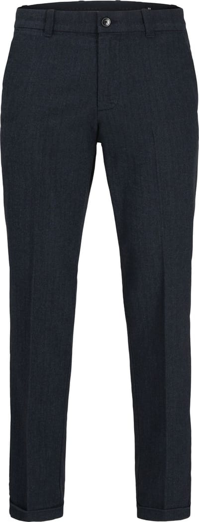 Jack & Jones Broek Jpstace Henry Chino Sn 12272265 Navy Blazer/ Herringbon Mannen Maat - W30 X L32
