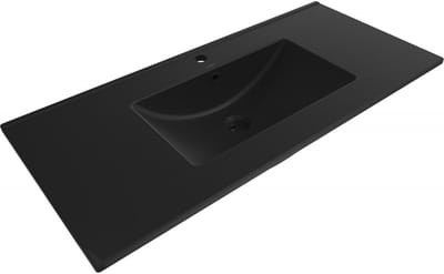 Mexen Atena ingebouwde wastafel 101 x 46 cm, zwarte mat - 25011070