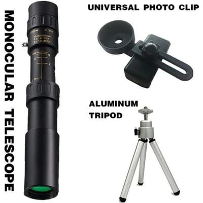 Militaire metalen krachtige verrekijker met groot bereik 10-300X zoom HD BAK4 draagbare professionele telescoopmonoculair voor de jacht Set