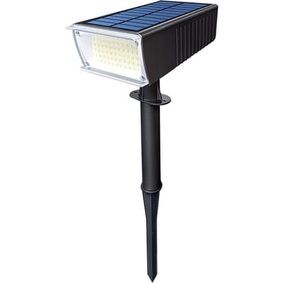 Buiten Zonne-tuin Gazon Licht Tuin Landschap Grondstekker Verlichting Schijnwerper wit