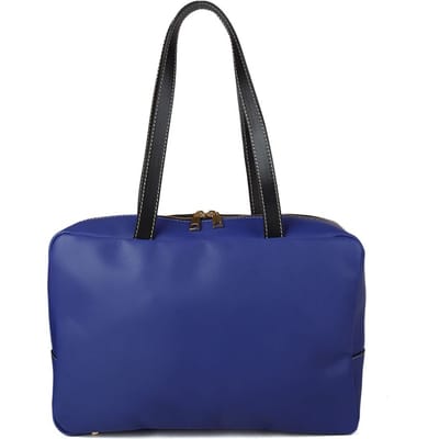 Giulia Monti Schoudertas Klassiek Blauw Zwart