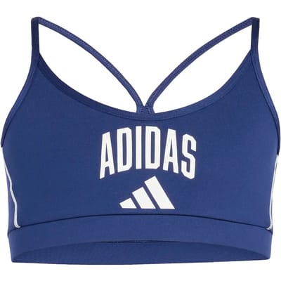 Adidas Train Essentials Collegiate Print Sportbeha Blauw 13-14 Years Meisje