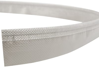 Caravanpees 7mm lichtgrijs enkele vlag