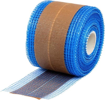 Glasvezelwapening - Pleisterondergrond Net - Scheurpreventie Bouw - 140 g/m² Glasvezel - 50m x 20cm - Blauw