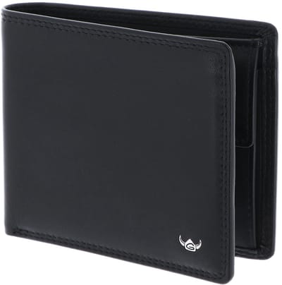 Golden Head Leren portemonnee Polo RFID Protect Scheintasche 1135 Schwarz zwart