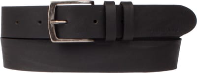 Petrol Industries Riem Heren - Broekriem - Leer - Zwart - 85 cm - S