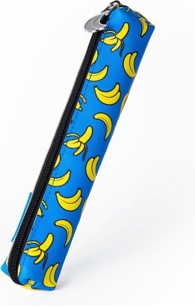 Mustard - Desktop Etui voor 1 Pen Banana - Kunststof - Blauw