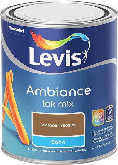 Levis - Ambiance Lak Satin Mix - Vintage Treasure - Mengverf - 1 L