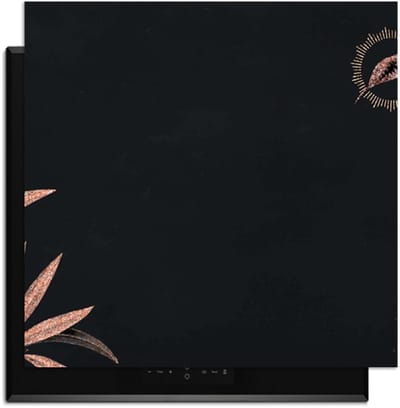 KitchenArt - Golden Olive - Inductie Beschermer - 59x52 cm - Kookplaat Beschermer - Luxe Afdekplaat Inductieplaat - Anti-slip & Oprolbaar - Beschermmat Inductiekookplaat