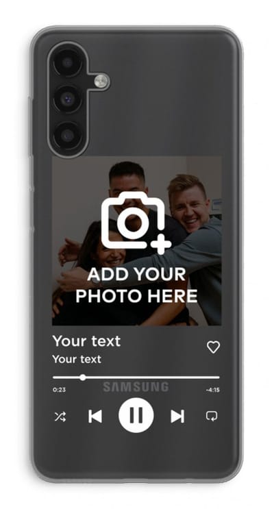 Gepersonaliseerd - Case Company® - Hoesje geschikt voor Samsung Galaxy A04s hoesje - Music Player - Soft Cover Telefoonhoesje - Bescherming aan alle Kanten en Schermrand
