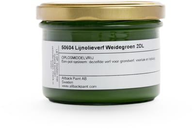 Weidegroen/Chromeoxide Green Lijnolieverf - 0,2 liter