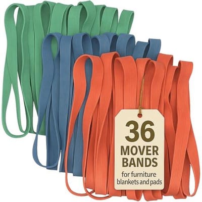 Extra sterke elastiekjes voor het verplaatsen van dekens en meubels - 26 inch, 30 inch & 42 inch