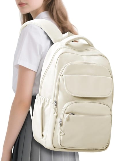 Unyqoos® Waterdichte en comfortabele schoolrugzak voor tieners en volwassenen met laptopvak