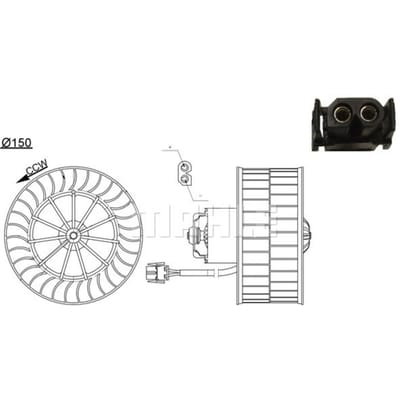 Interieurventilatie MAHLE AB 44 000S