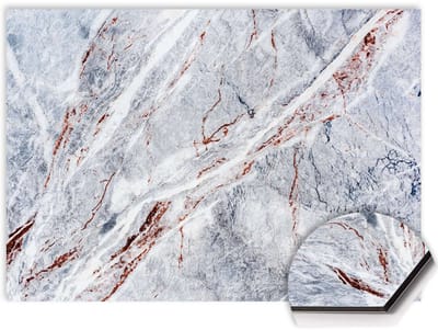 KitchenArt - Elegant Marble Spatscherm - 60x30 cm - Spatscherm Achterwand Keuken - Spatwand Keuken