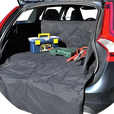 ProPlus Kofferbakbescherming - 110 x 80 x 40 cm - Kofferbakbeschermdeken - Verhoogde Zijstukken - Waterafstotend - Antislip - Hondendeken - M - Zwart