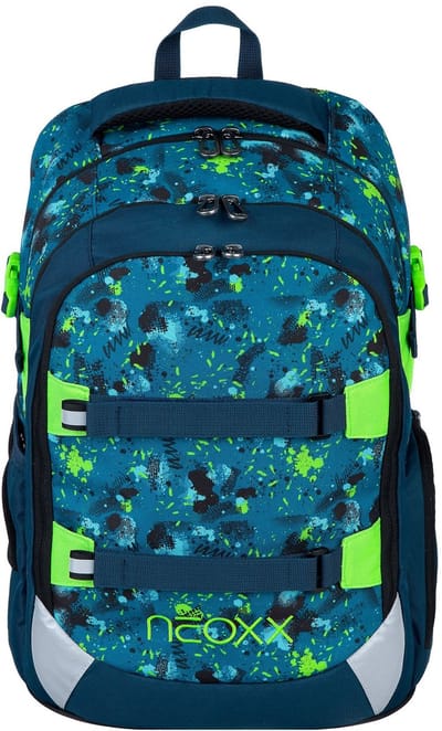 neoxx Schoolrugzak met laptopvak Active Pro School Backpack Petrol Extreme