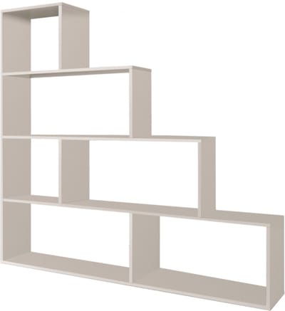 CALICOSY - Trap met 6 lichte eiken dozen 145x145x29cm