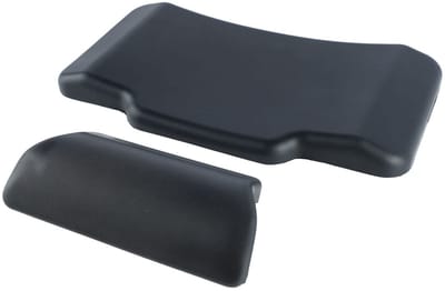Dailygoods- Achterkussen Comfortabel 3 Cm Dik - PU-leer - Schokbestendig - Dempingskussen - Rugsteun - Verbeterd Rijcomfort - Motorsteun