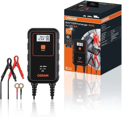 Slimme Acculader 6A voor 12V Voertuigen - Batterijonderhoud en Opladen