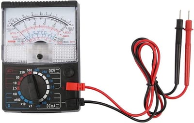 Analoge multimeter - Spanningsmeter wijzer - Elektrische metingen - Hoge nauwkeurigheid 25% - 21 bereik