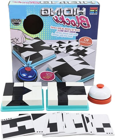 Blok Puzzel - Educatief Spel - Logisch Denken - Met Opbergbak - 26 x 26 cm - Meerdere kleuren