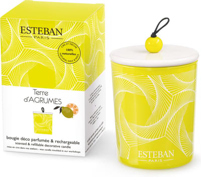 Esteban Classic Terre d'Agrumes Geurkaars decoratief 180gr