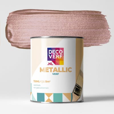 Decoverf metallic verf rosé, 750ml