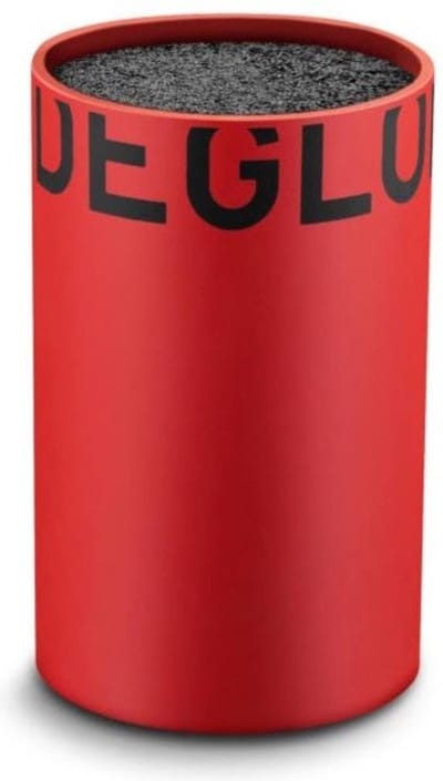 Déglon Kleine rode messenhouder – compact en stijlvol – polypropyleen – 14 cm hoog – veilig opbergen
