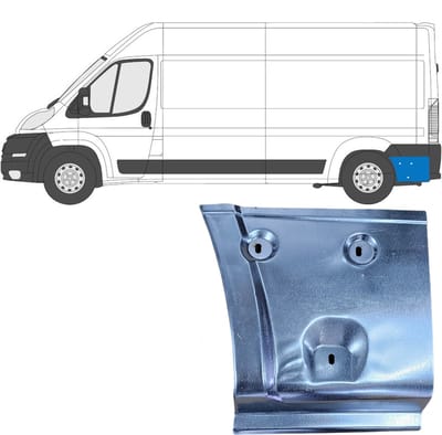 Reparatiepaneel achterspatbord voor Peugeot Boxer 2006-2026 / Links