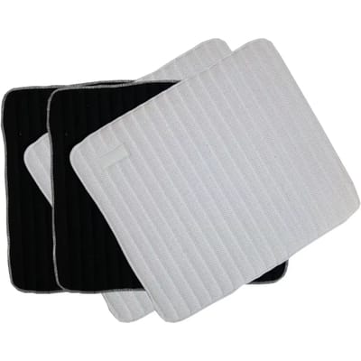 Kentucky Horsewear - Onderbandages Absorb wit/zwart 45 x 40