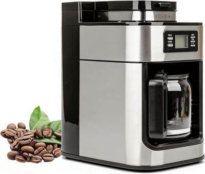 Volautomatische Koffiemachine - Espressomachine Thuis - Koffie Zetten - Geïntegreerde Molen - 11-15 Kopjes - Roestvrij Staal