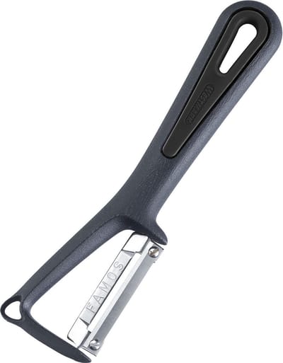 Westmark Universele dunschiller met uitsteker, Gentle, roestvrijstalen mes, kleur: zwart, 28012270