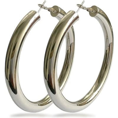 UKEN Punk Mode 70mm Diameter Brede Grote Hoepel Oorbellen Voor Vrouwen Statement Oorbellen Brincos Sieraden Accessoires gray